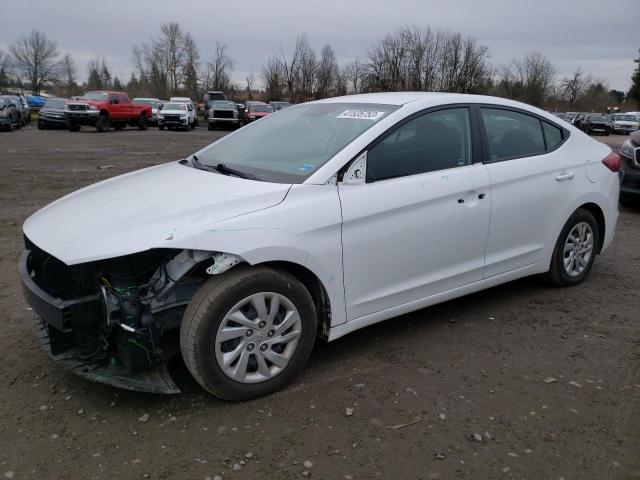 hyundai elantra se 2018 5npd74lf5jh317099