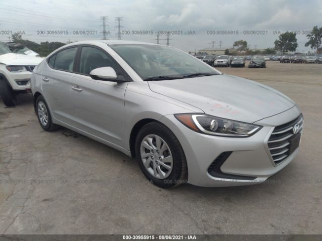 hyundai elantra 2018 5npd74lf5jh327356