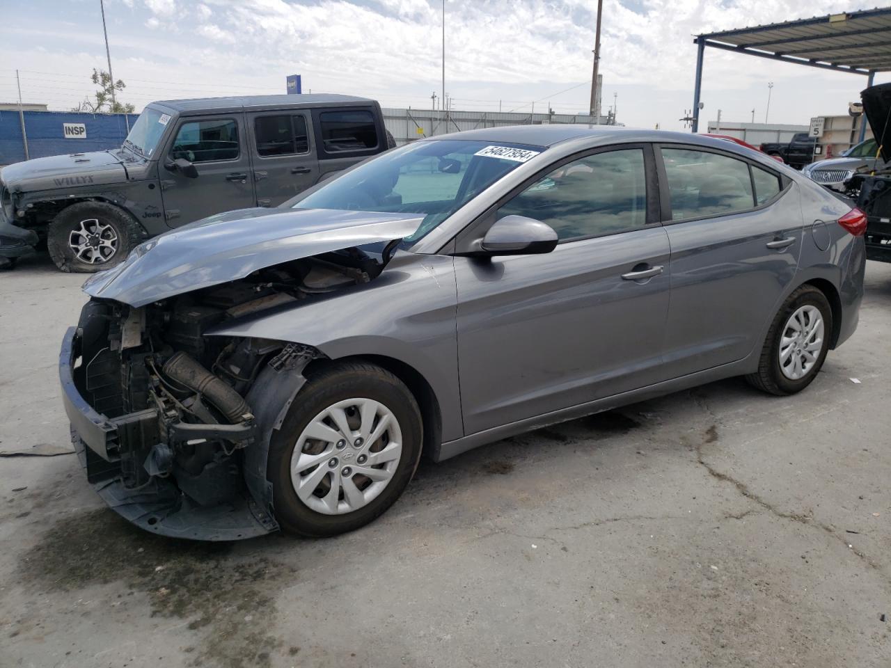 hyundai elantra 2018 5npd74lf5jh352158