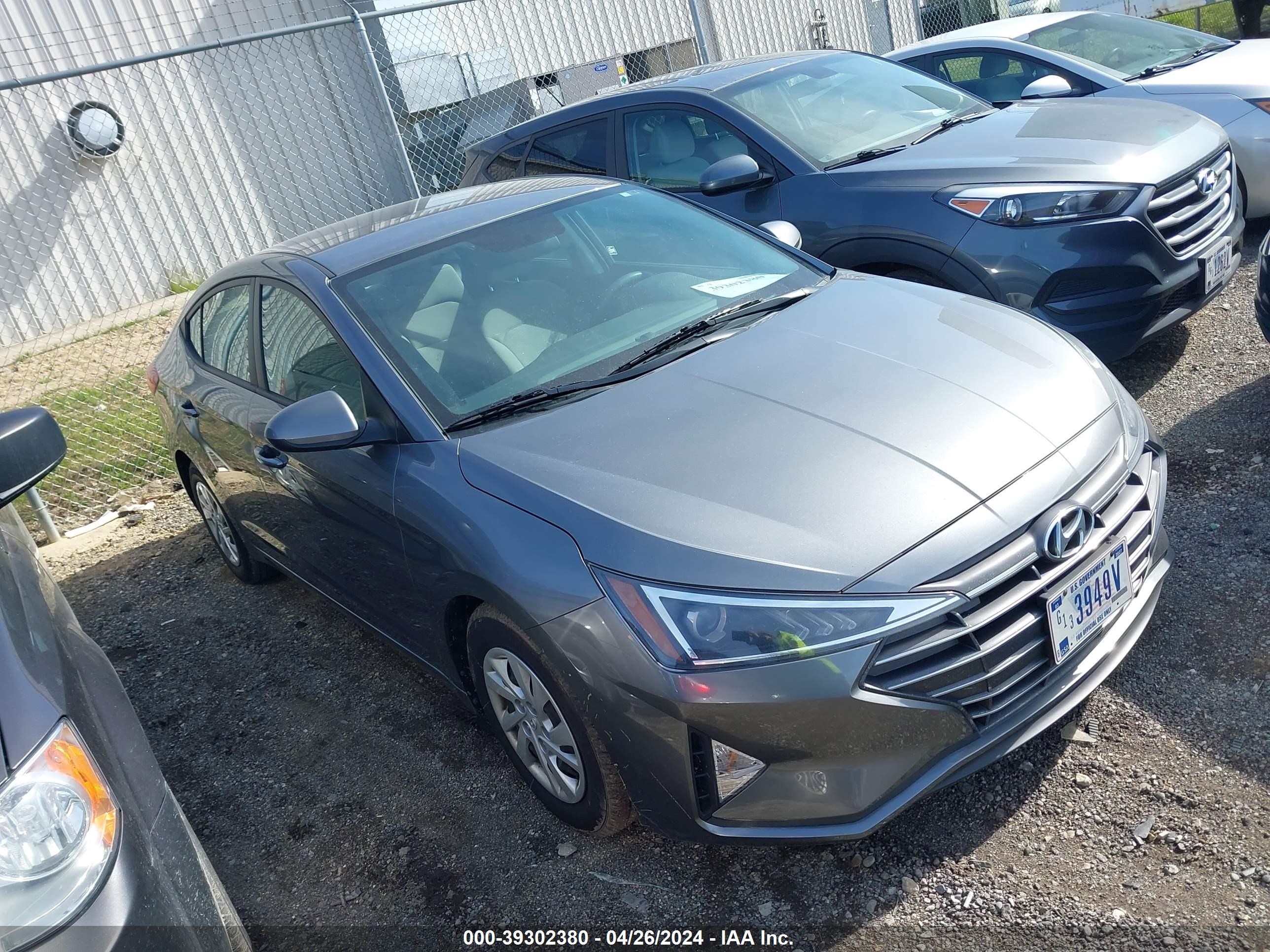 hyundai elantra 2019 5npd74lf5kh429838