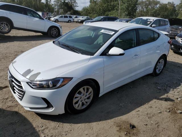 hyundai elantra se 2017 5npd74lf6hh067057