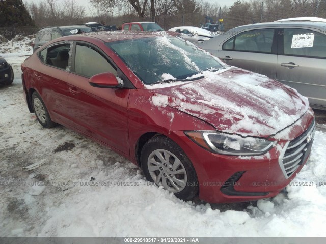 hyundai elantra 2017 5npd74lf6hh166106