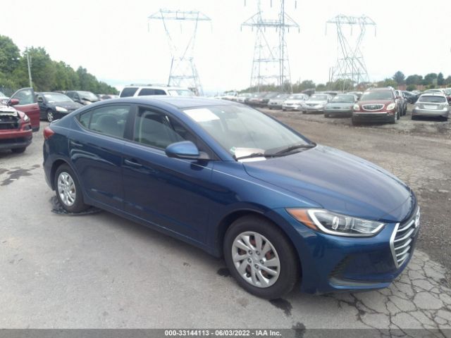 hyundai elantra se 2018 5npd74lf6jh313451