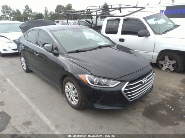 hyundai elantra 2018 5npd74lf6jh322537