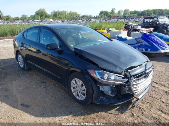 hyundai elantra 2018 5npd74lf6jh347244