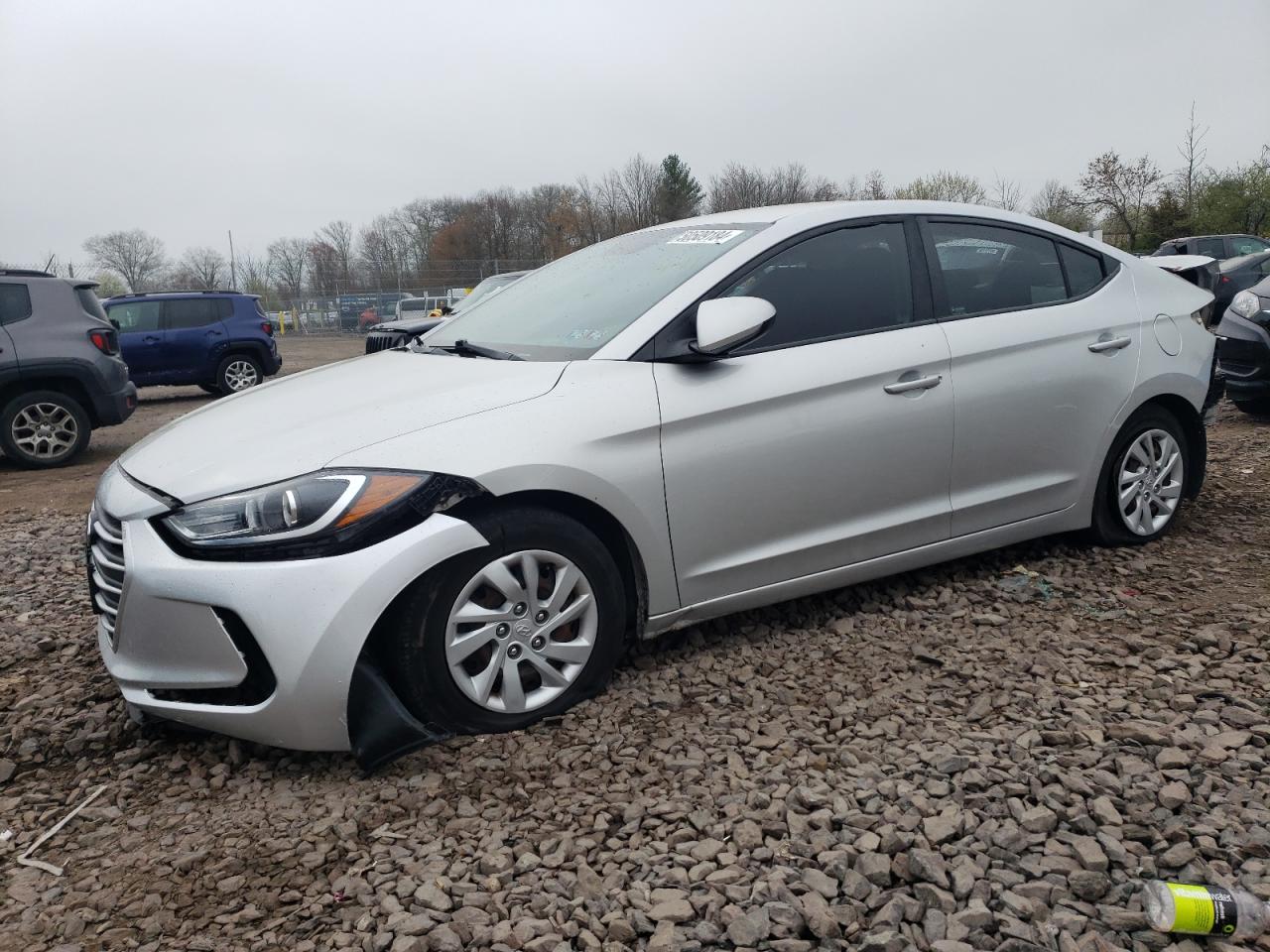 hyundai elantra 2018 5npd74lf6jh353125