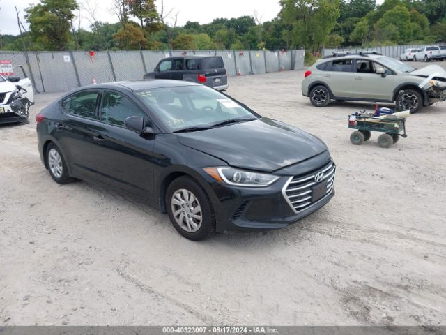 hyundai elantra 2018 5npd74lf6jh354579