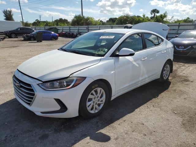 hyundai elantra se 2017 5npd74lf7hh105203