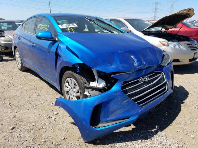 hyundai elantra se 2017 5npd74lf7hh111857