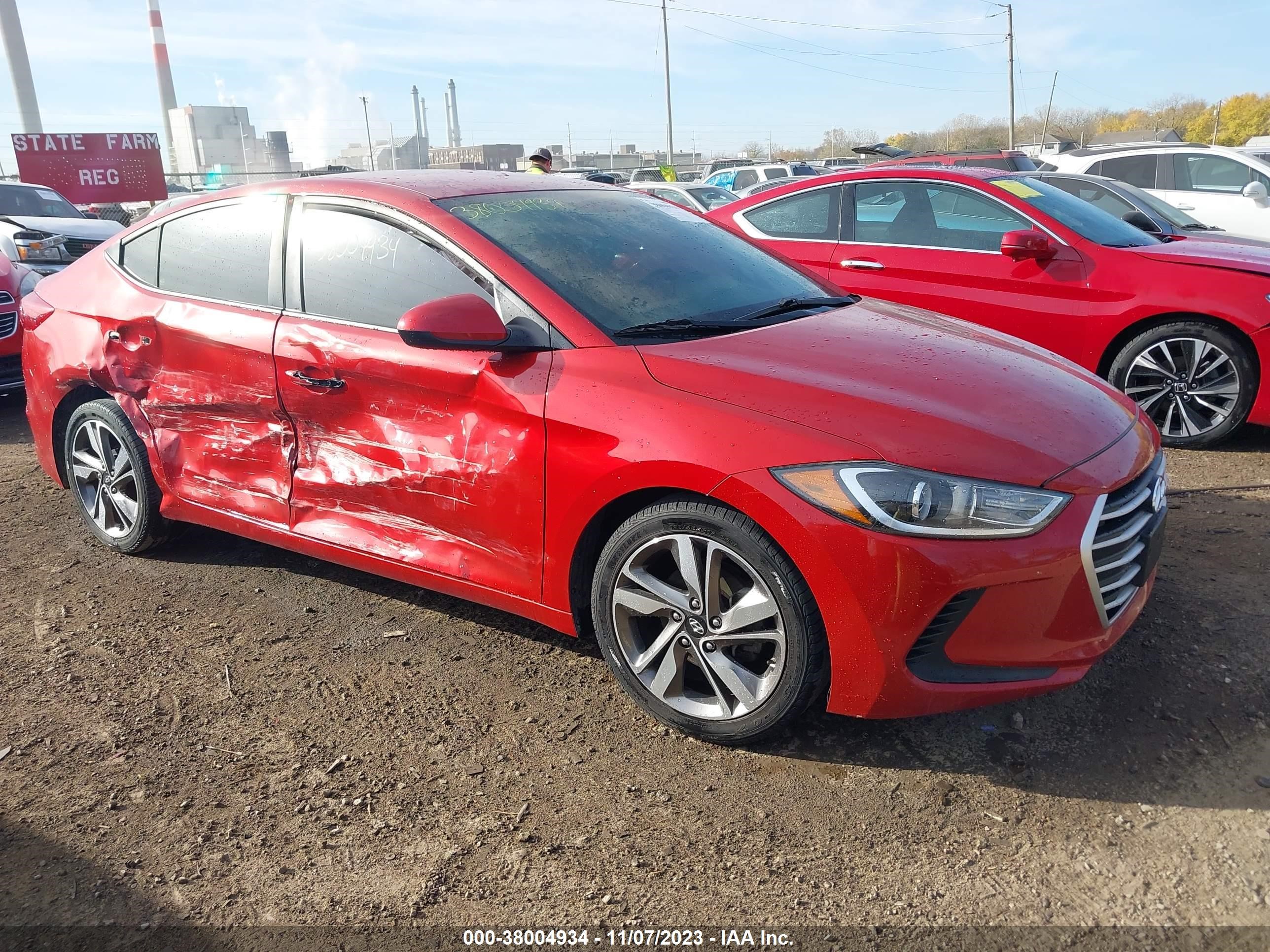 hyundai elantra 2017 5npd74lf7hh165384