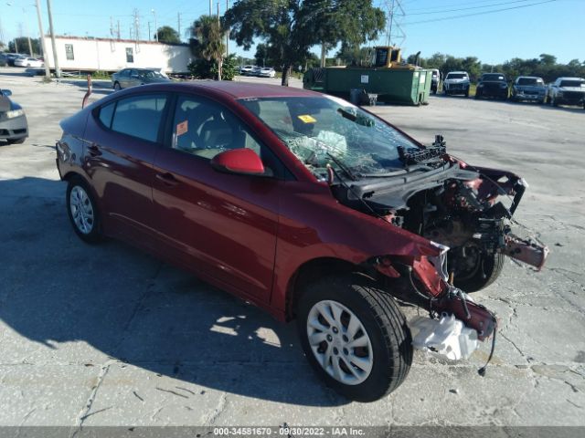 hyundai elantra 2017 5npd74lf7hh195520