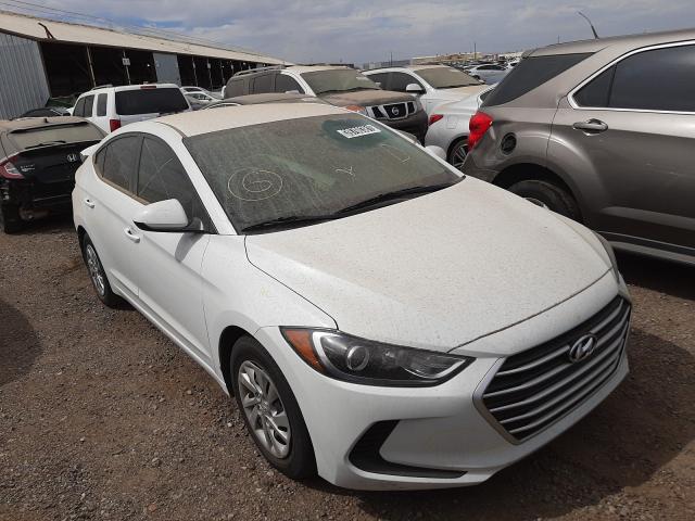 hyundai elantra se 2018 5npd74lf7jh256743