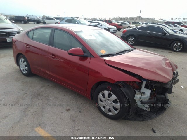 hyundai elantra 2018 5npd74lf7jh259416