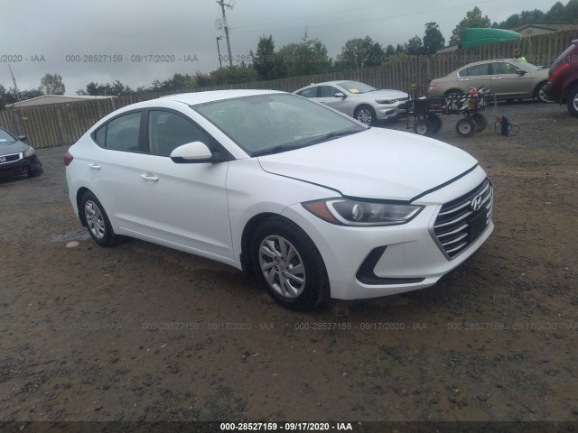 hyundai elantra 2018 5npd74lf7jh328976