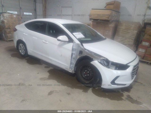 hyundai elantra 2018 5npd74lf7jh343140