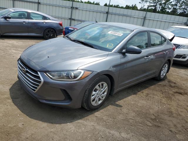 hyundai elantra se 2018 5npd74lf7jh347401