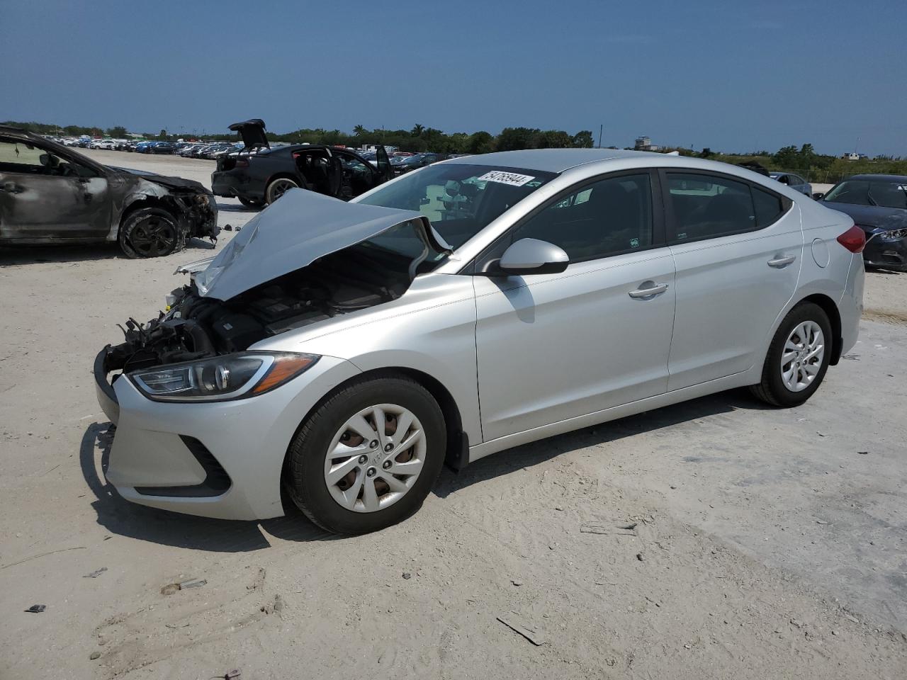 hyundai elantra 2018 5npd74lf7jh359225