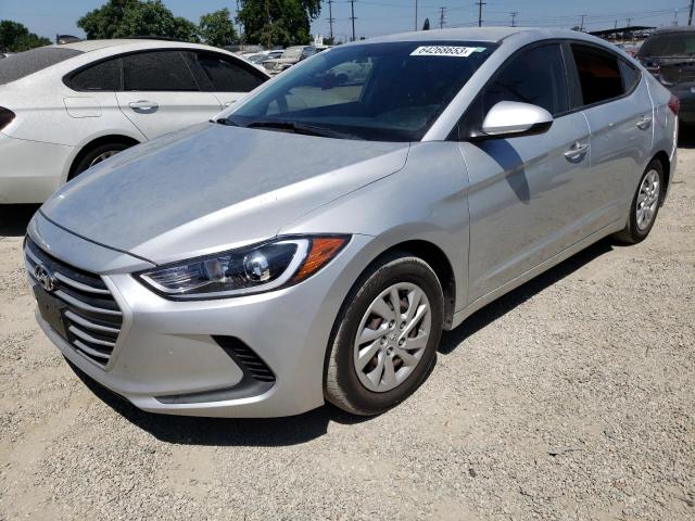 hyundai elantra se 2018 5npd74lf7jh382584