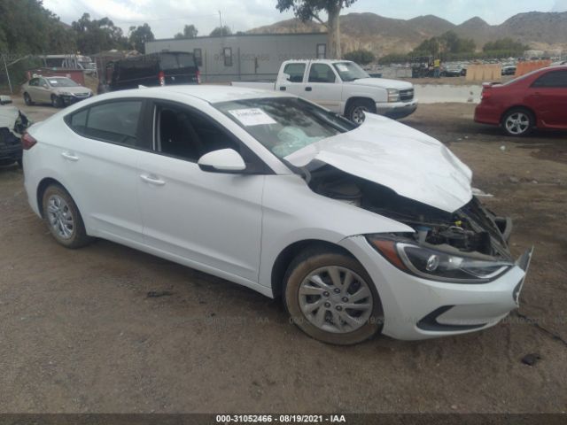 hyundai elantra 2018 5npd74lf7jh382763