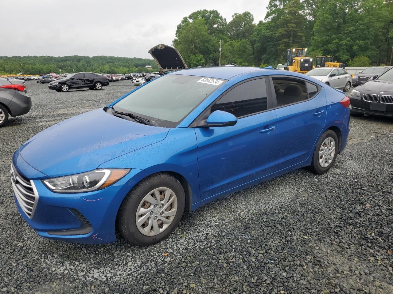 hyundai elantra 2018 5npd74lf7jh386151