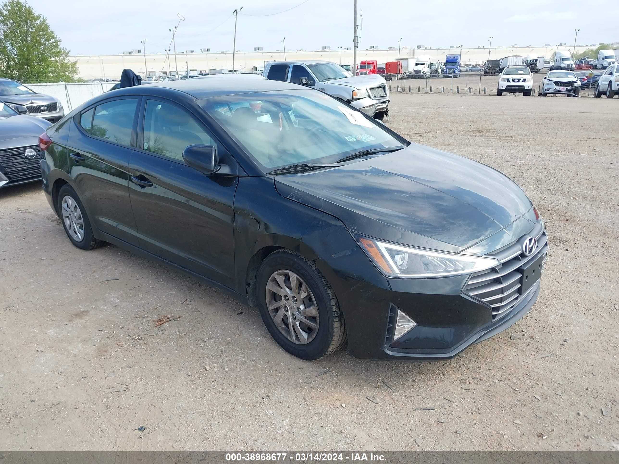 hyundai elantra 2020 5npd74lf7lh619027