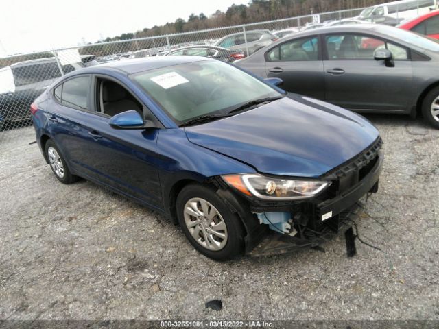 hyundai elantra 2018 5npd74lf8jh372341