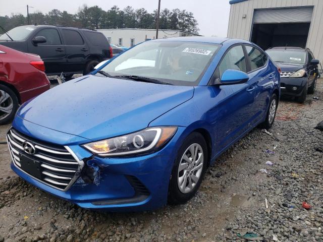 hyundai elantra se 2017 5npd74lf9hh168464