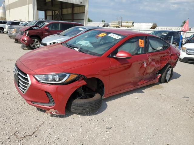 hyundai elantra se 2018 5npd74lf9jh321608