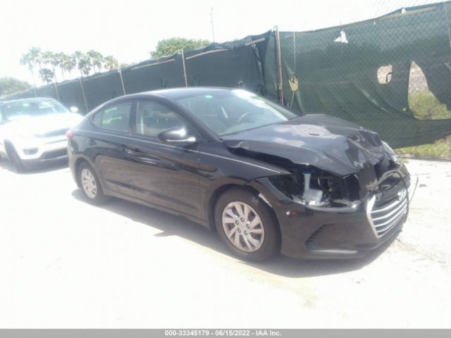 hyundai elantra 2018 5npd74lf9jh330454