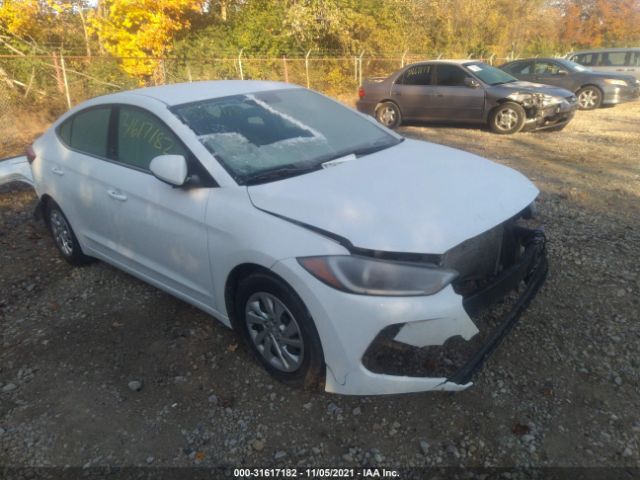 hyundai elantra 2018 5npd74lf9jh347657