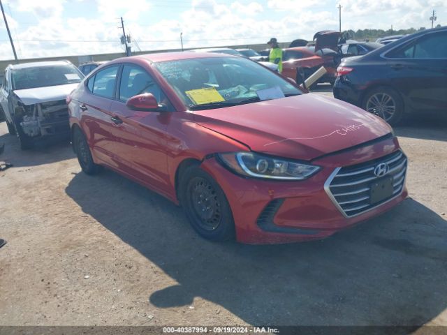 hyundai elantra 2017 5npd74lfxhh135215