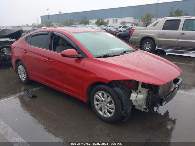 hyundai elantra 2017 5npd74lfxhh164245