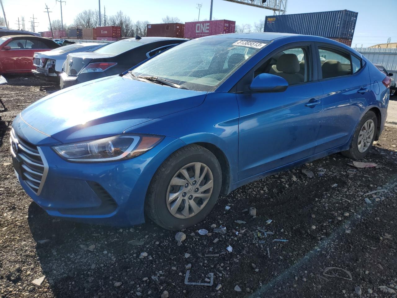 hyundai elantra 2017 5npd74lfxhh197231