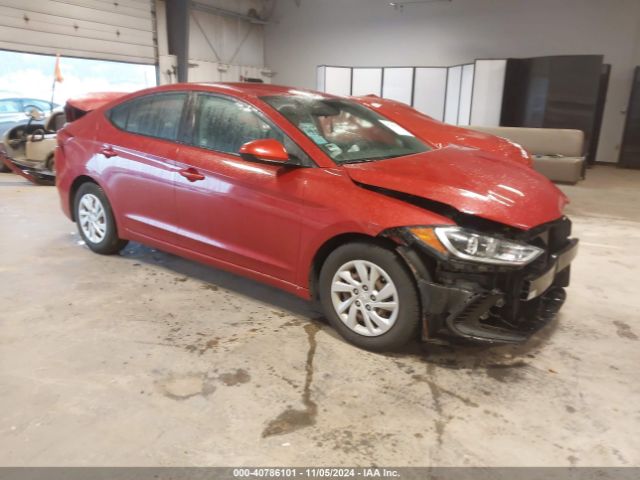 hyundai elantra 2018 5npd74lfxjh229620