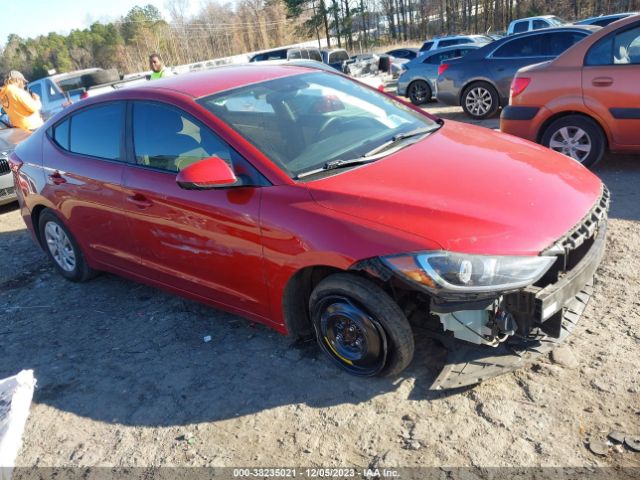 hyundai elantra 2018 5npd74lfxjh239158