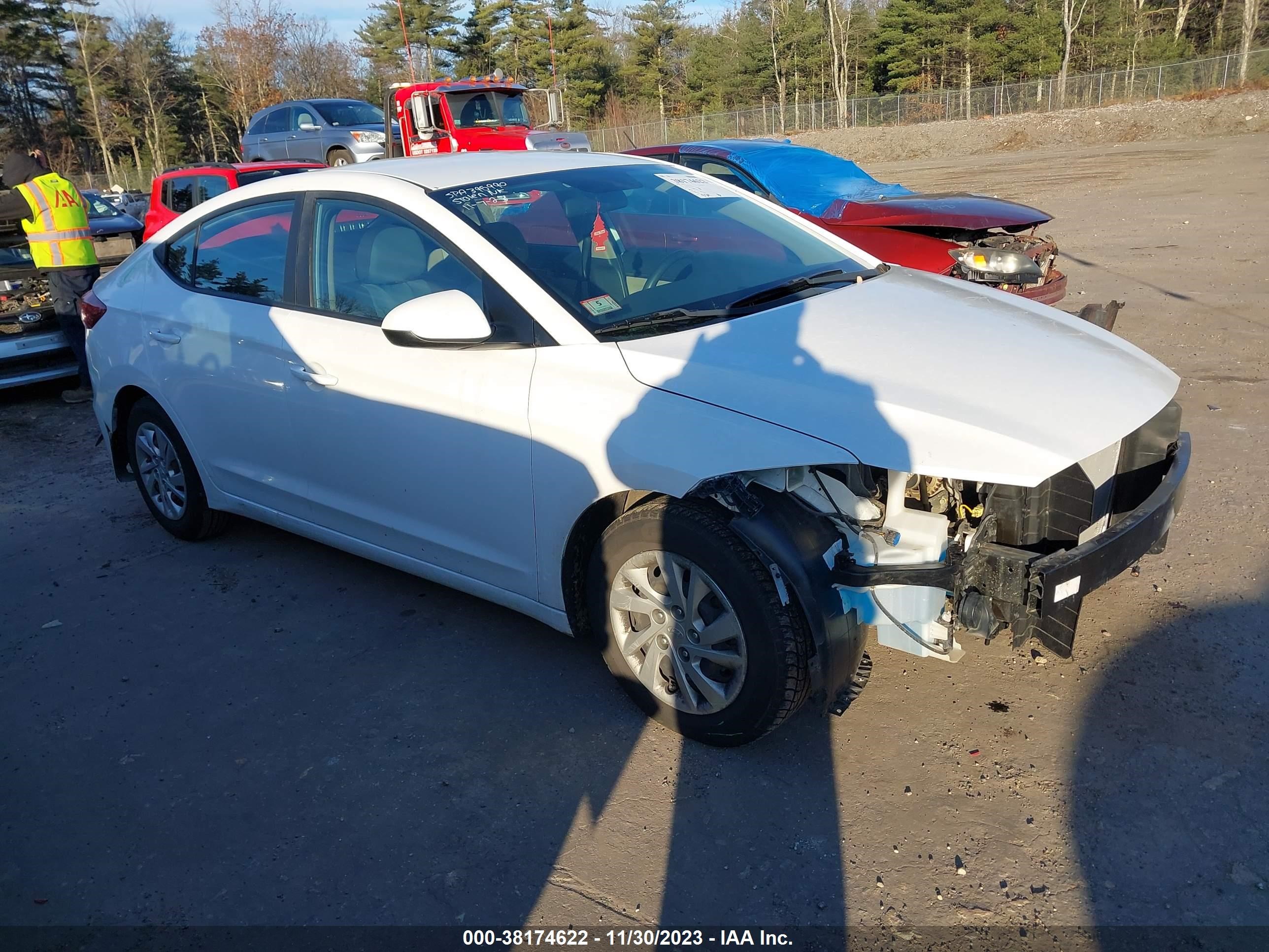 hyundai elantra 2018 5npd74lfxjh286643