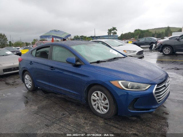 hyundai elantra 2018 5npd74lfxjh329846