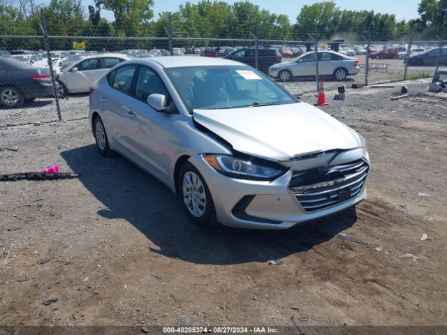 hyundai elantra 2018 5npd74lfxjh331807