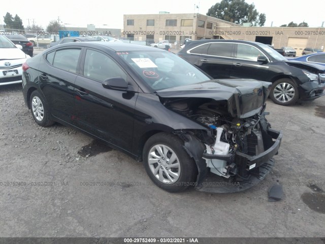 hyundai elantra 2018 5npd74lfxjh332312