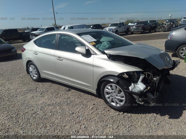 hyundai elantra 2018 5npd74lfxjh332360