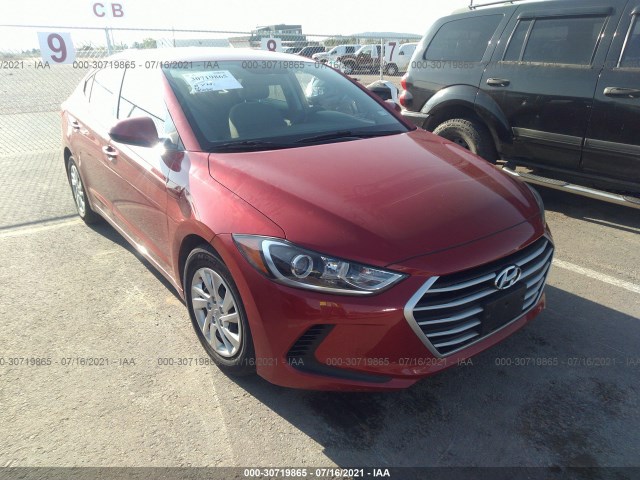 hyundai elantra 2018 5npd74lfxjh381946