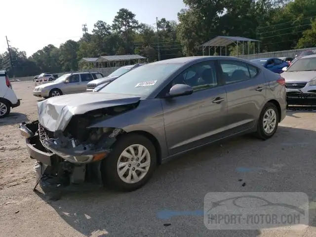 hyundai elantra 2018 5npd74lfxjh392266