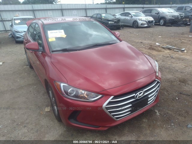 hyundai elantra 2018 5npd84lf0jh215979