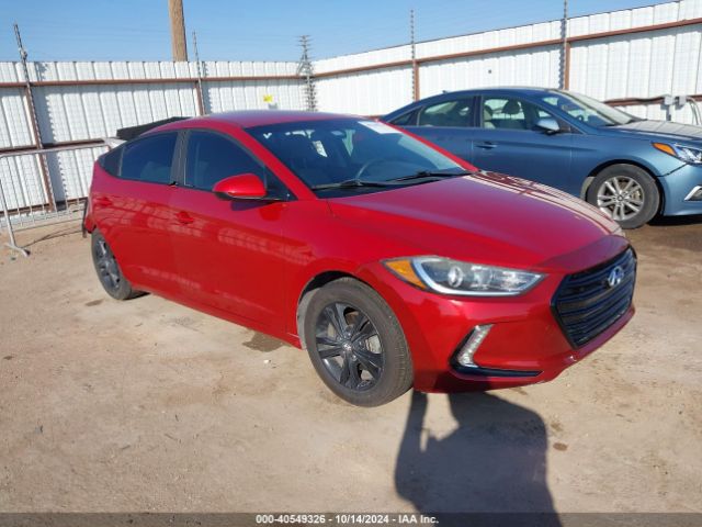 hyundai elantra 2018 5npd84lf0jh249775