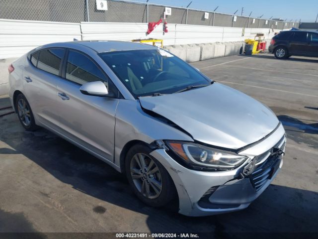 hyundai elantra 2018 5npd84lf0jh262476