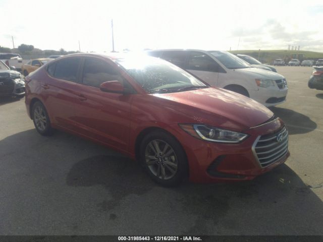 hyundai elantra 2018 5npd84lf0jh277642