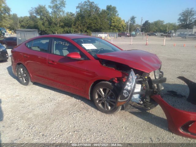 hyundai elantra 2018 5npd84lf0jh298717