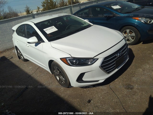 hyundai elantra 2018 5npd84lf0jh302278