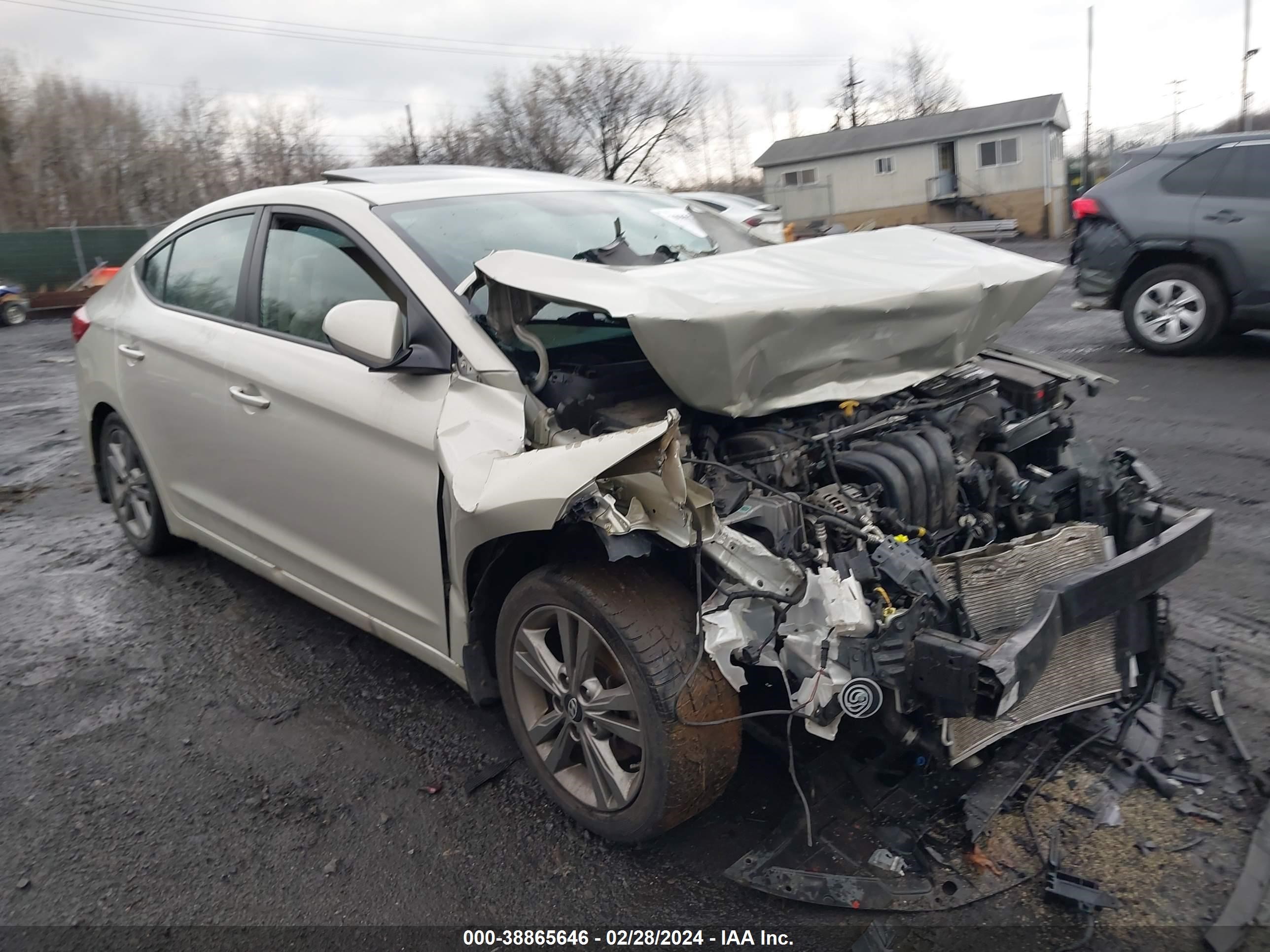 hyundai elantra 2018 5npd84lf0jh319274