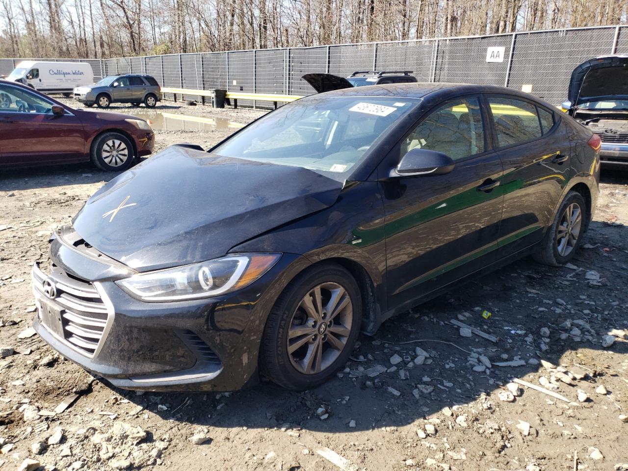 hyundai elantra 2018 5npd84lf0jh320795